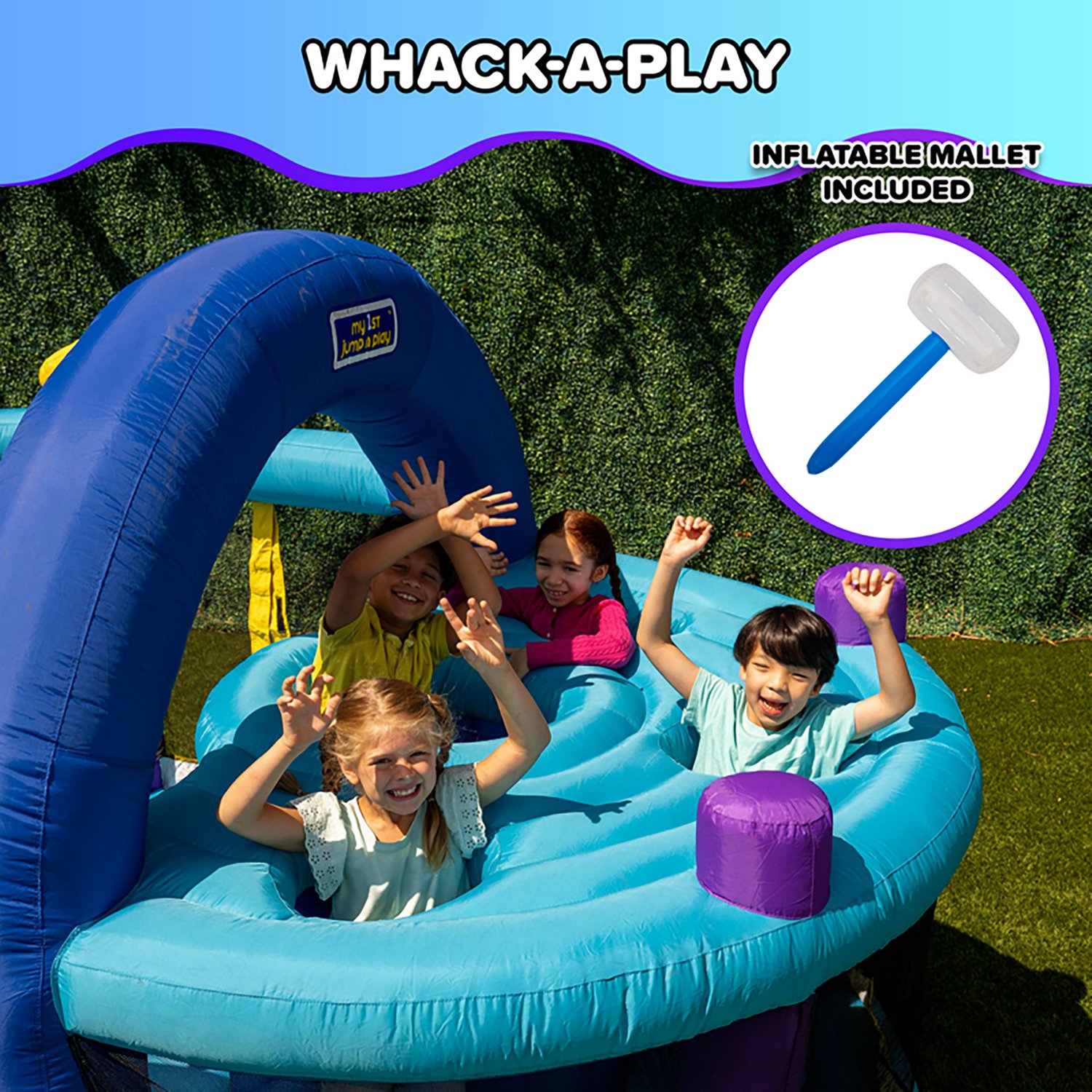 Sportspower Whack-A-Play Bounce House and Basketball Hoop - view number 7