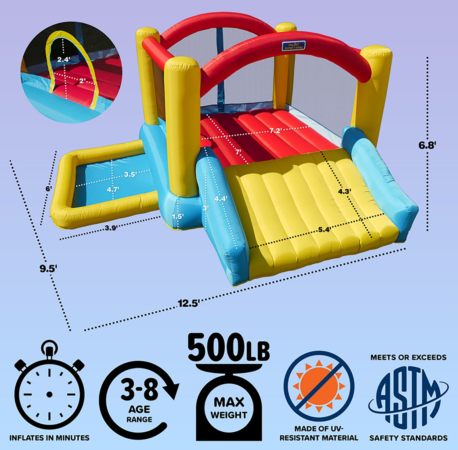 Sportspower My First Jump 'n Play with Ball Pit - view number 3