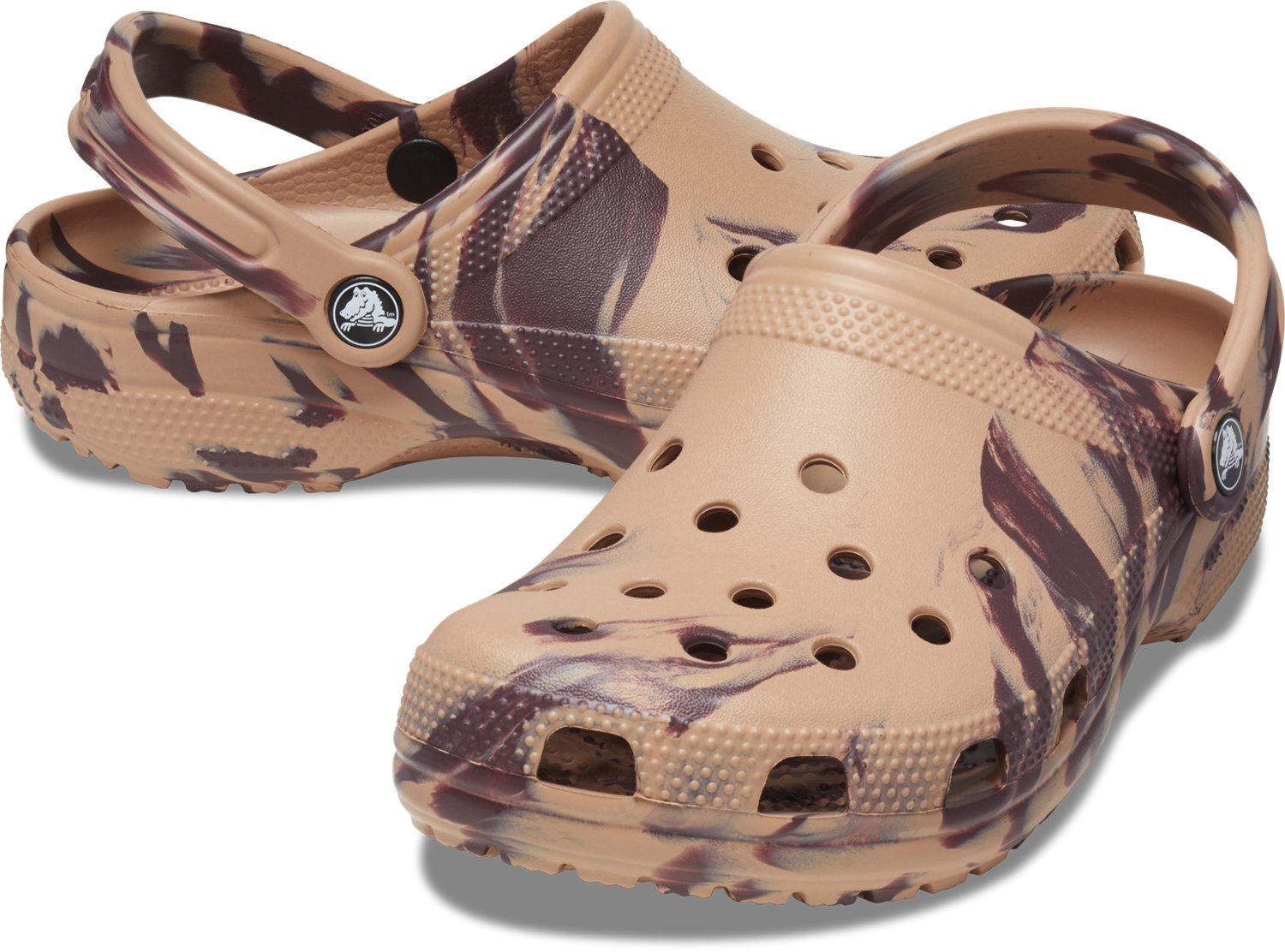 Crocs Adults' Classic Marbled Clogs