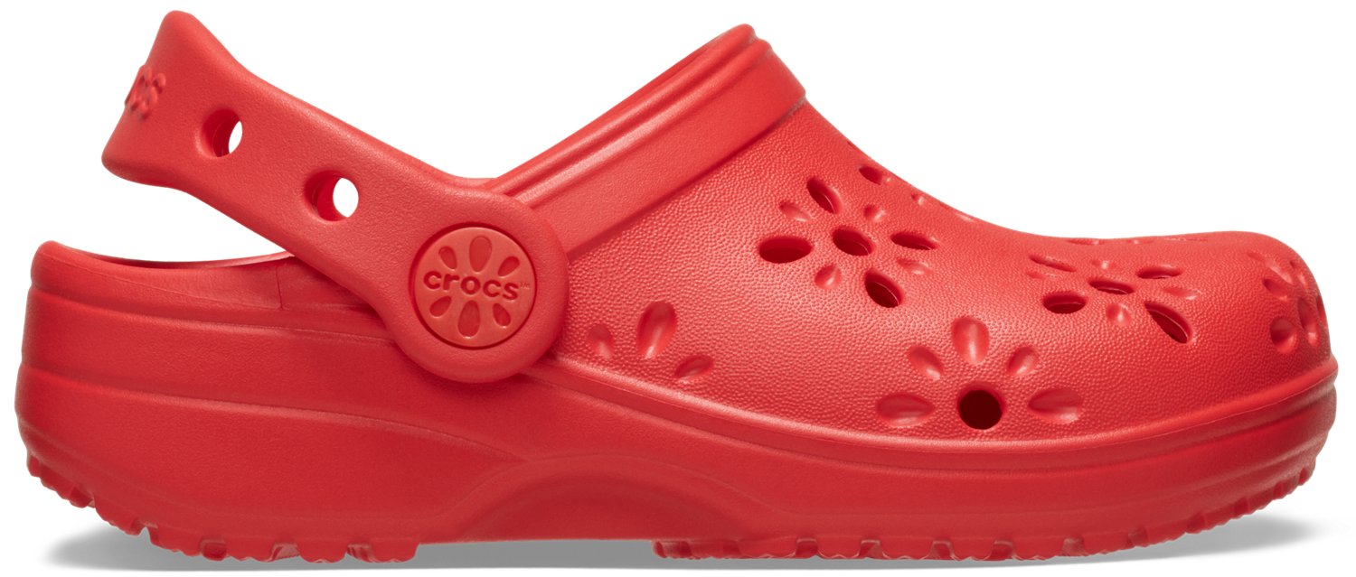 Crocs Kids' Classic Floral Cut Out Clog TD