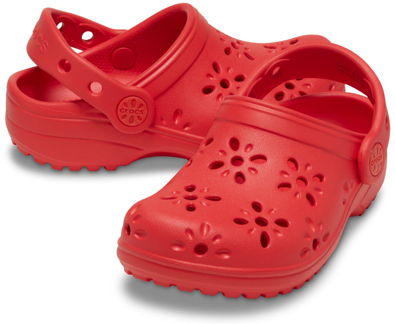 Crocs Kids' Classic Floral Cut Out Clog TD - view number 3