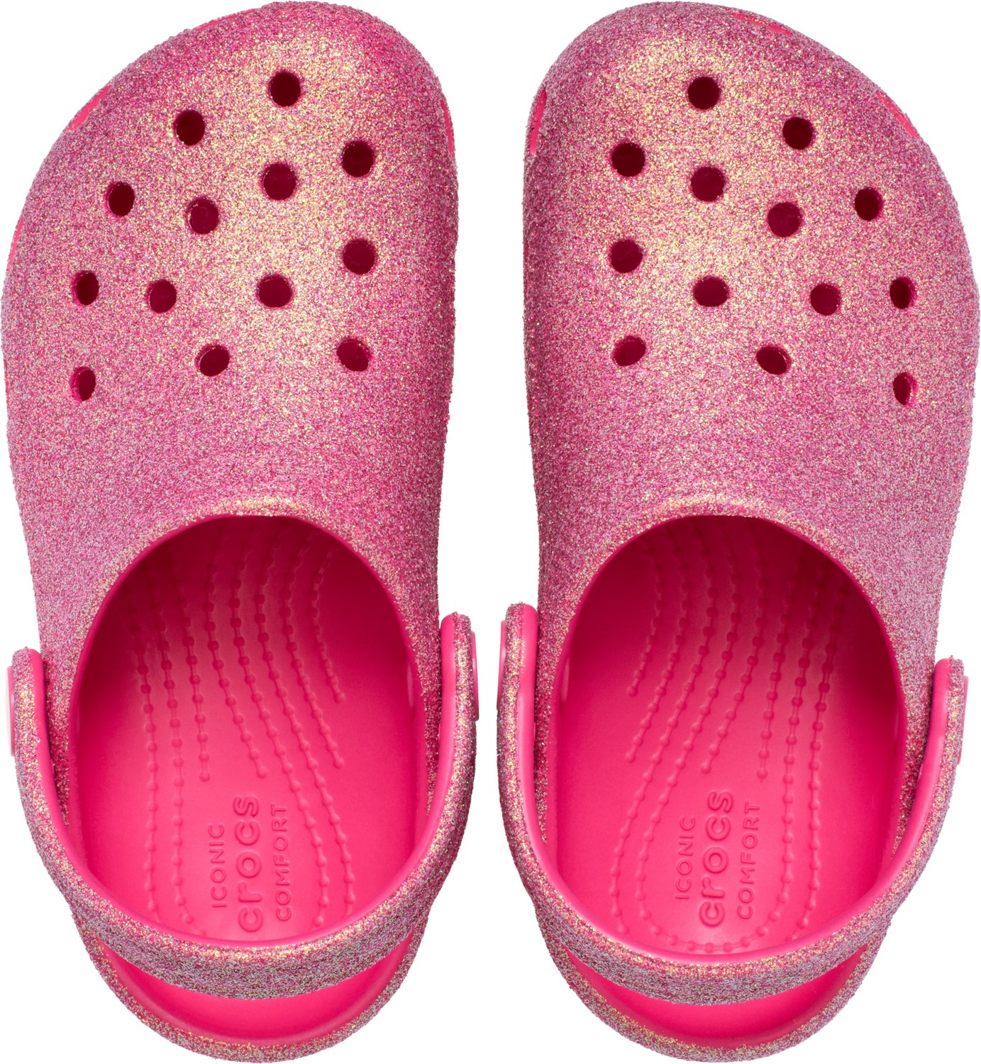 Crocs Kids' Iridescent Glitter Clog TD - view number 5