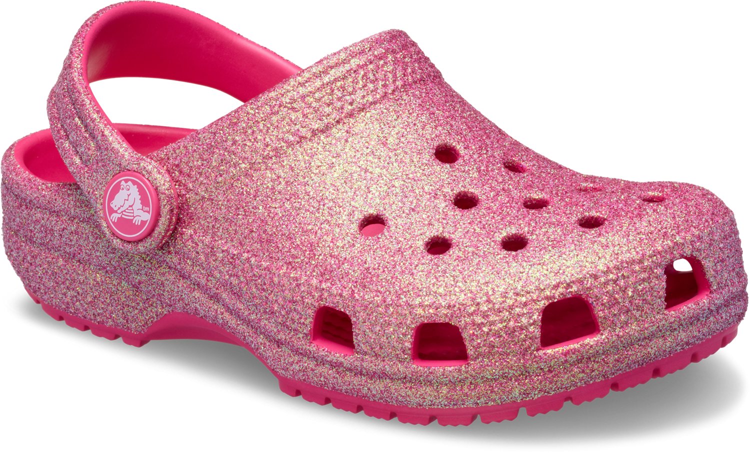 Crocs Kids' Iridescent Glitter Clog TD - view number 7