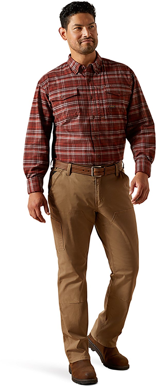 Ariat Men's Rebar Flannel DuraStretch Work Shirt - view number 5