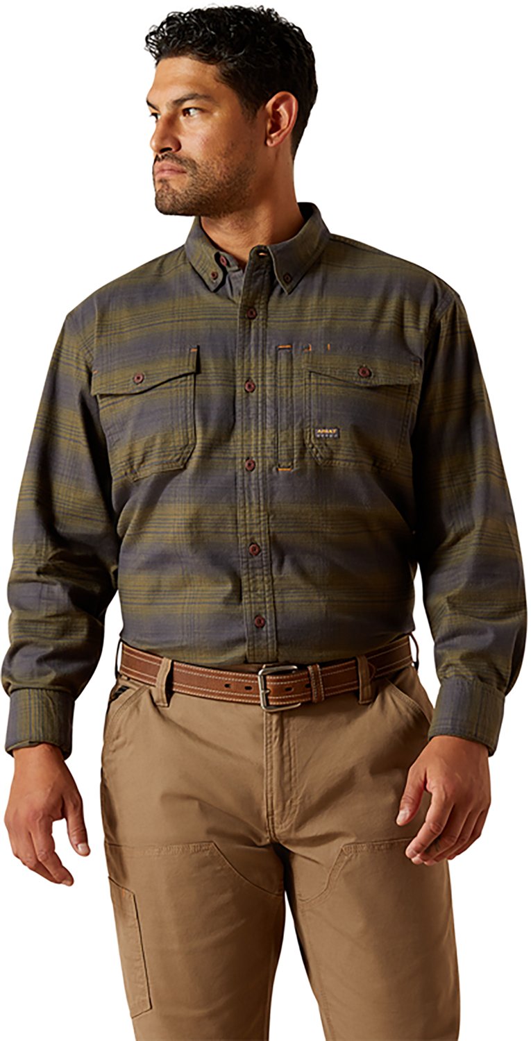 Ariat Men's Rebar Flannel DuraStretch Work Shirt - view number 1