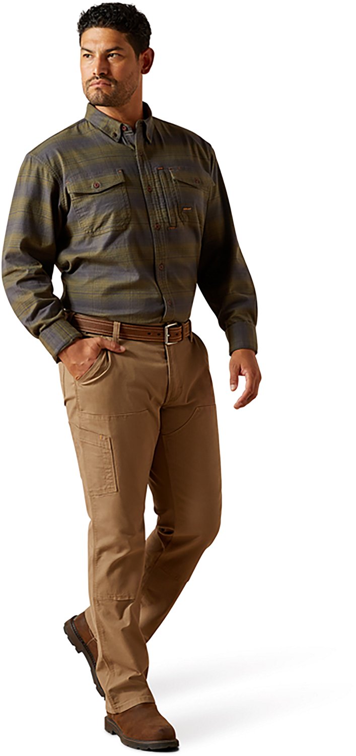 Ariat Men's Rebar Flannel DuraStretch Work Shirt - view number 4