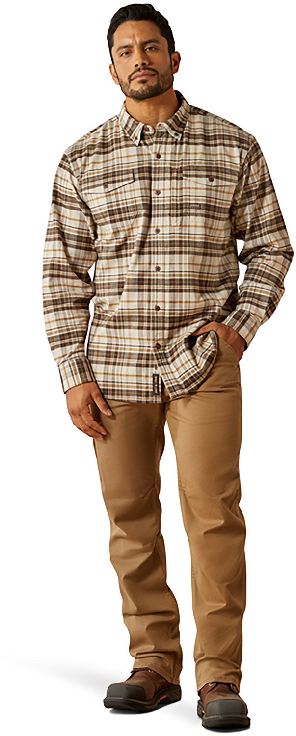 Ariat Men's Rebar Flannel DuraStretch Work Shirt - view number 4