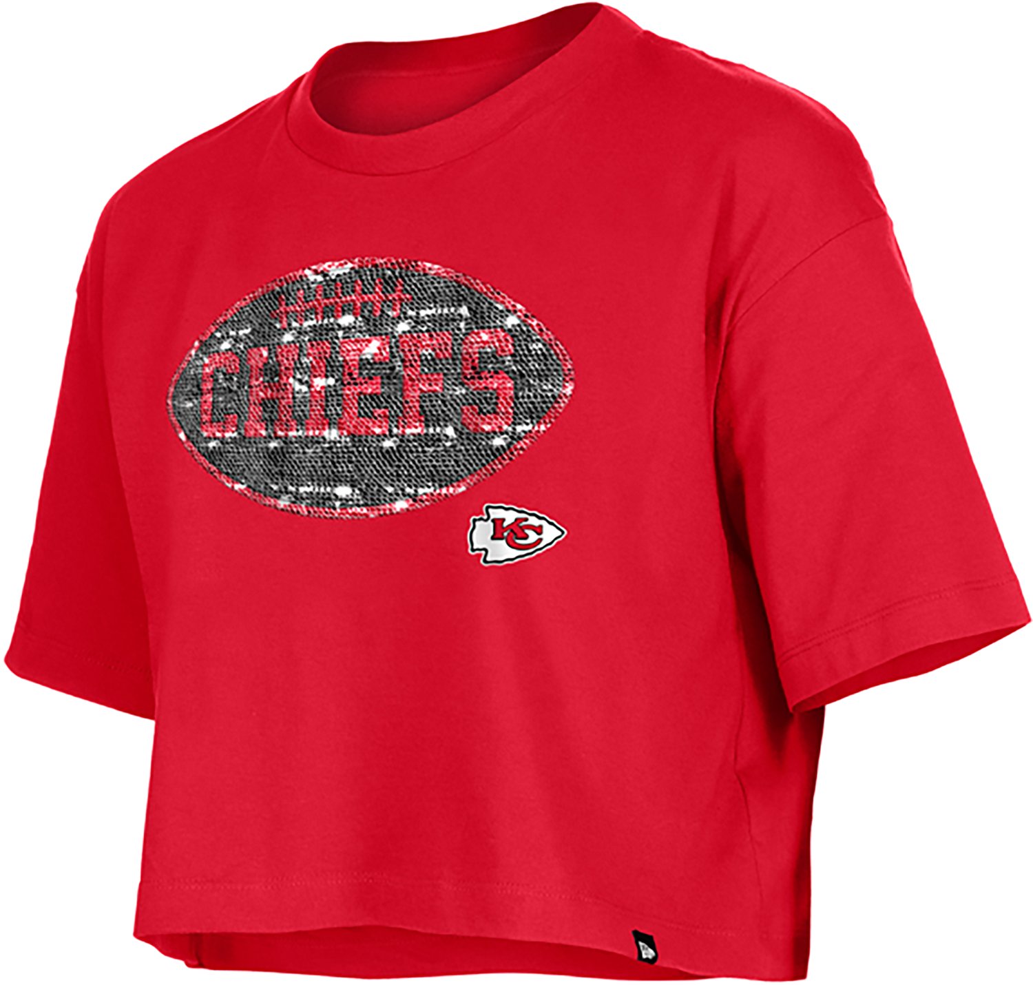 New Era Girls' Kansas City Chiefs Flip Sequins T-shirt - view number 2