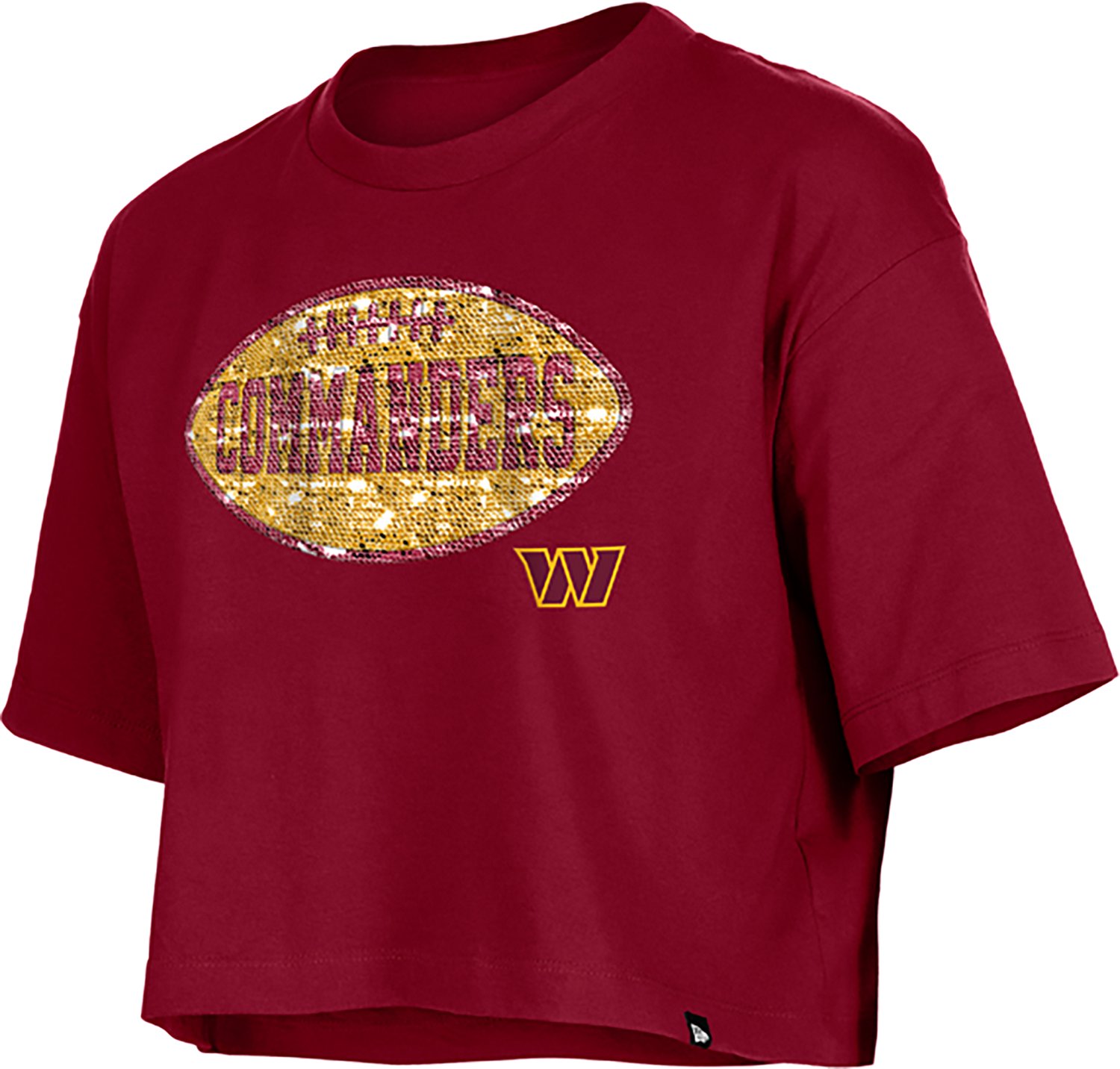 New Era Girls' Commanders Flip Sequins T-shirt - view number 2