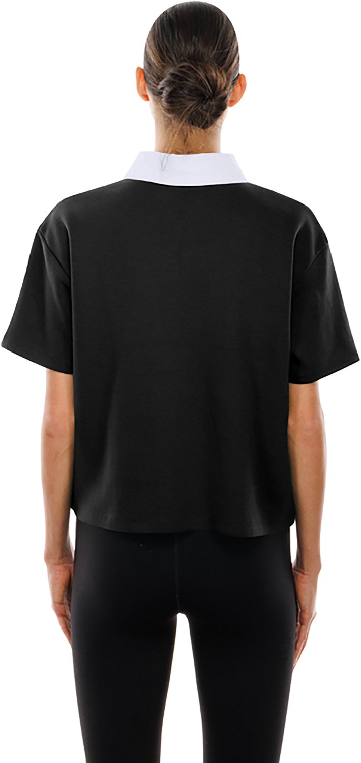 New Era Women's New Orleans Saints Boxy Polo Shirt  - view number 2