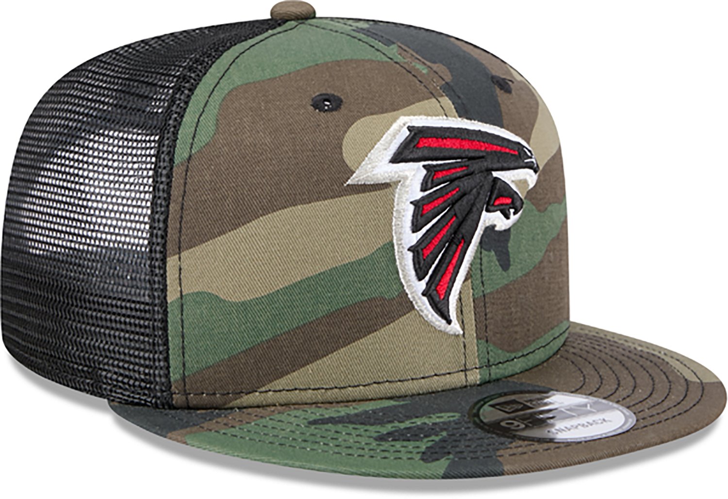New Era Men's Atlanta Falcons EG OTC Camo Trucker 9FIFTY Cap  - view number 3
