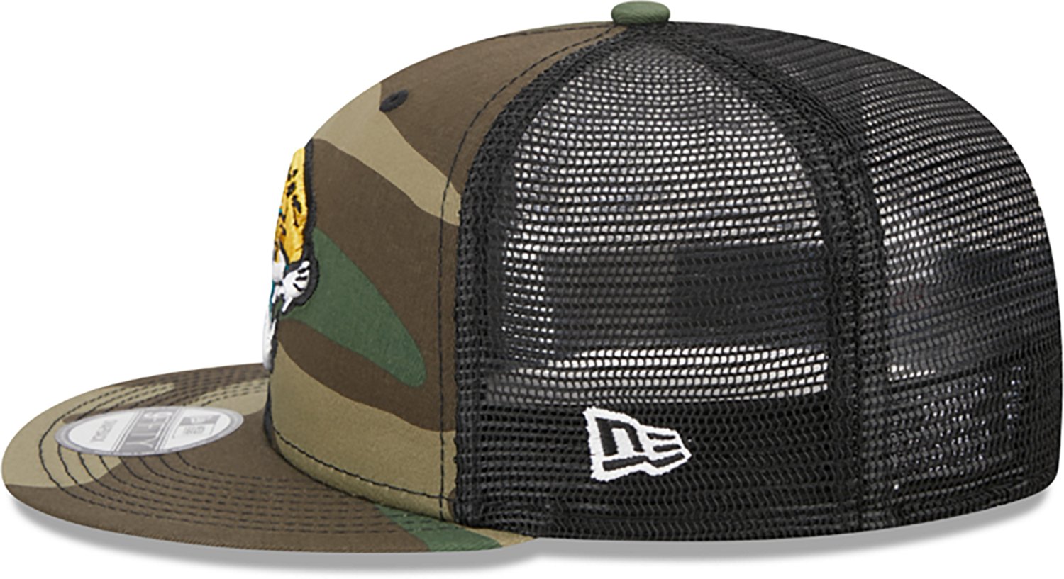 New Era Men's Jacksonville Jaguars EG OTC Camo Trucker 9FIFTY Cap  - view number 4