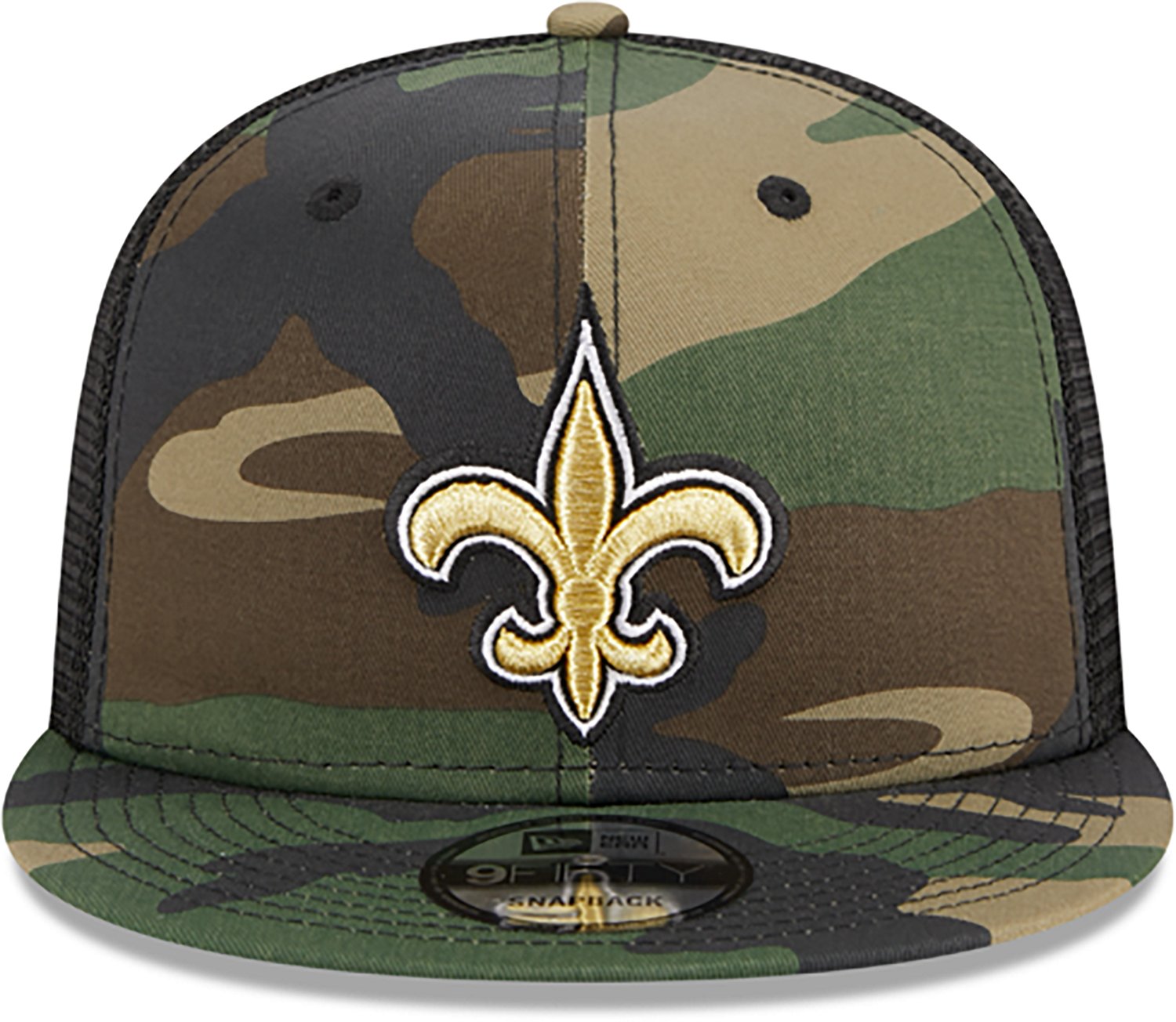 New Era Men's New Orleans Saints EG OTC Camo Trucker 9FIFTY Cap  - view number 2