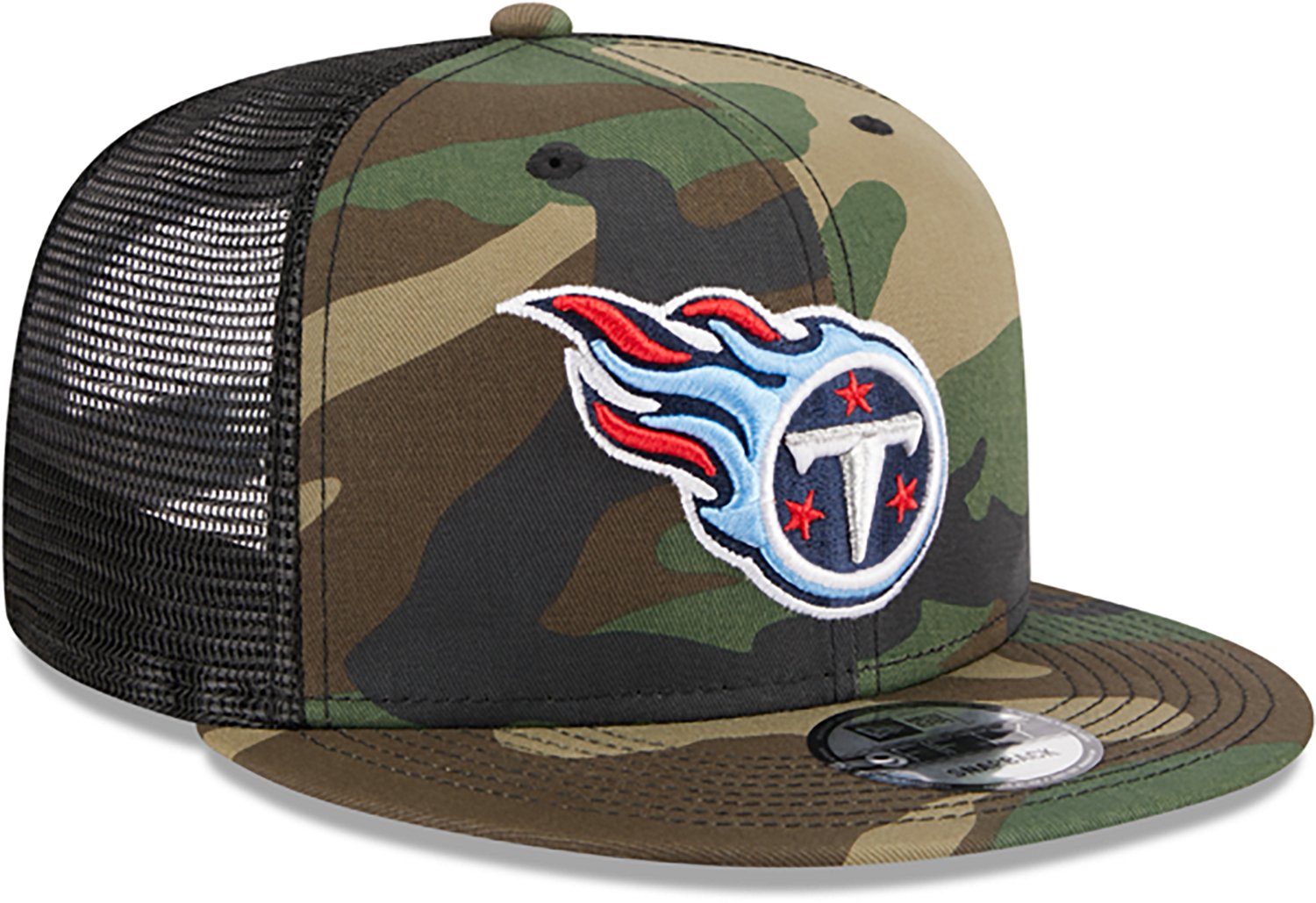 New Era Men's Tennessee Titans EG OTC Camo Trucker 9FIFTY Cap  - view number 3