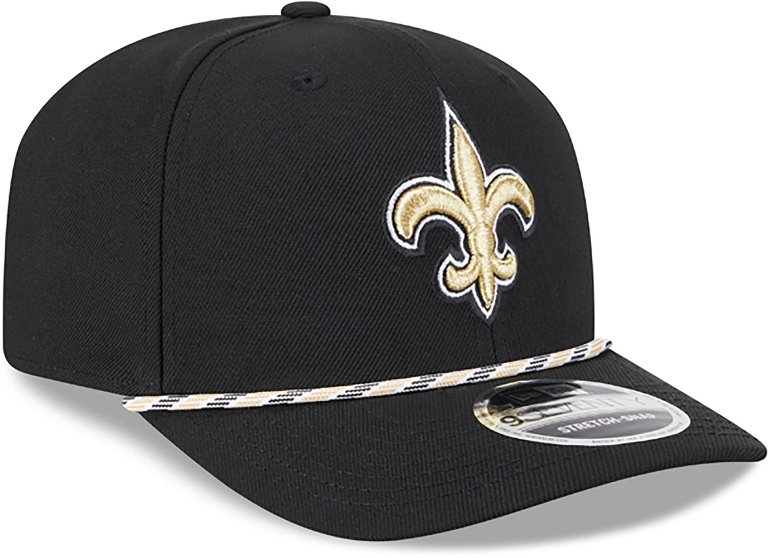 New Era Men's New Orleans Saints Multi-Rope OTC 9SEVENTY Cap  - view number 3