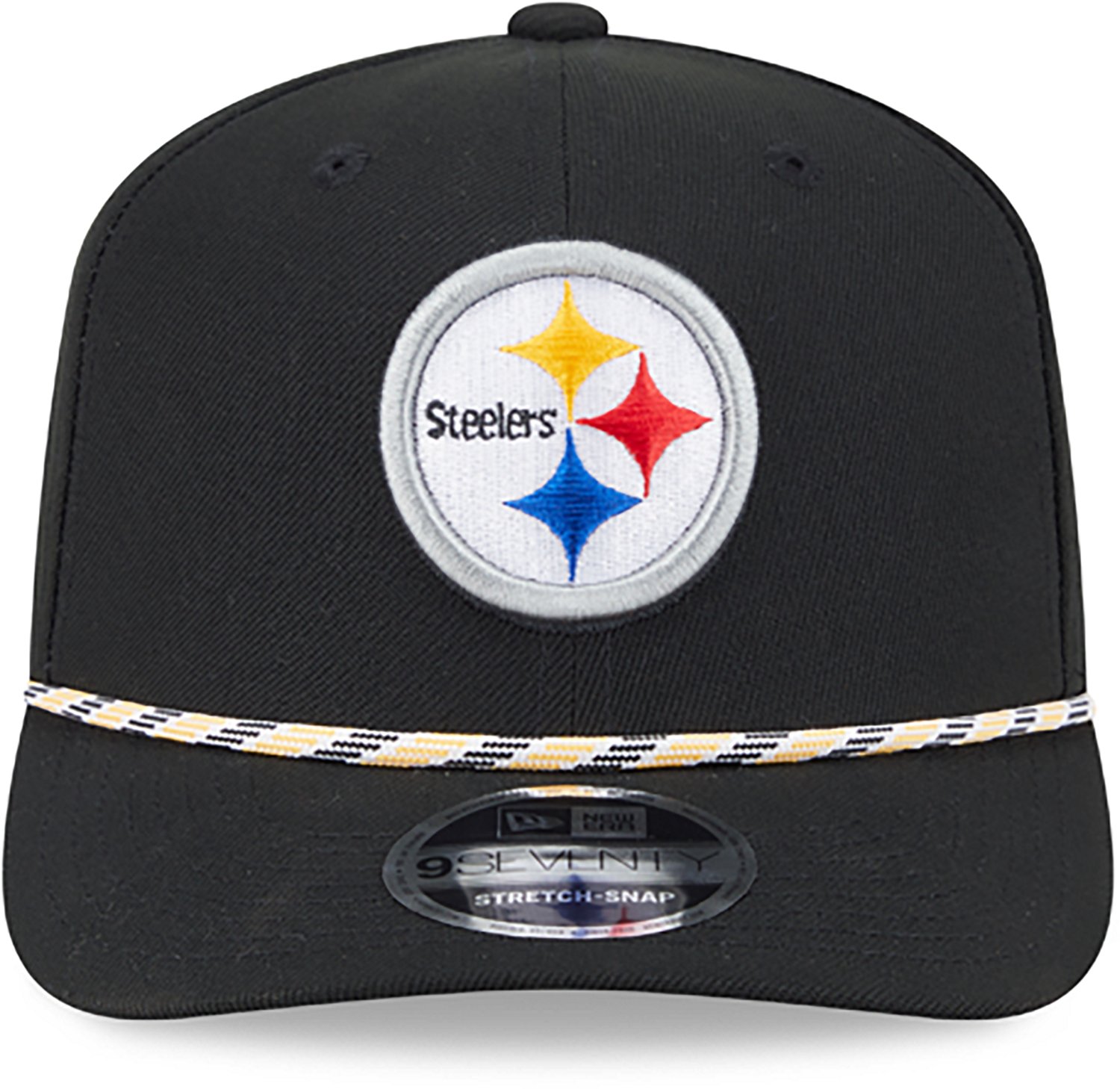 New Era Men's Pittsburgh Steelers Multi-Rope OTC 9SEVENTY Cap  - view number 2