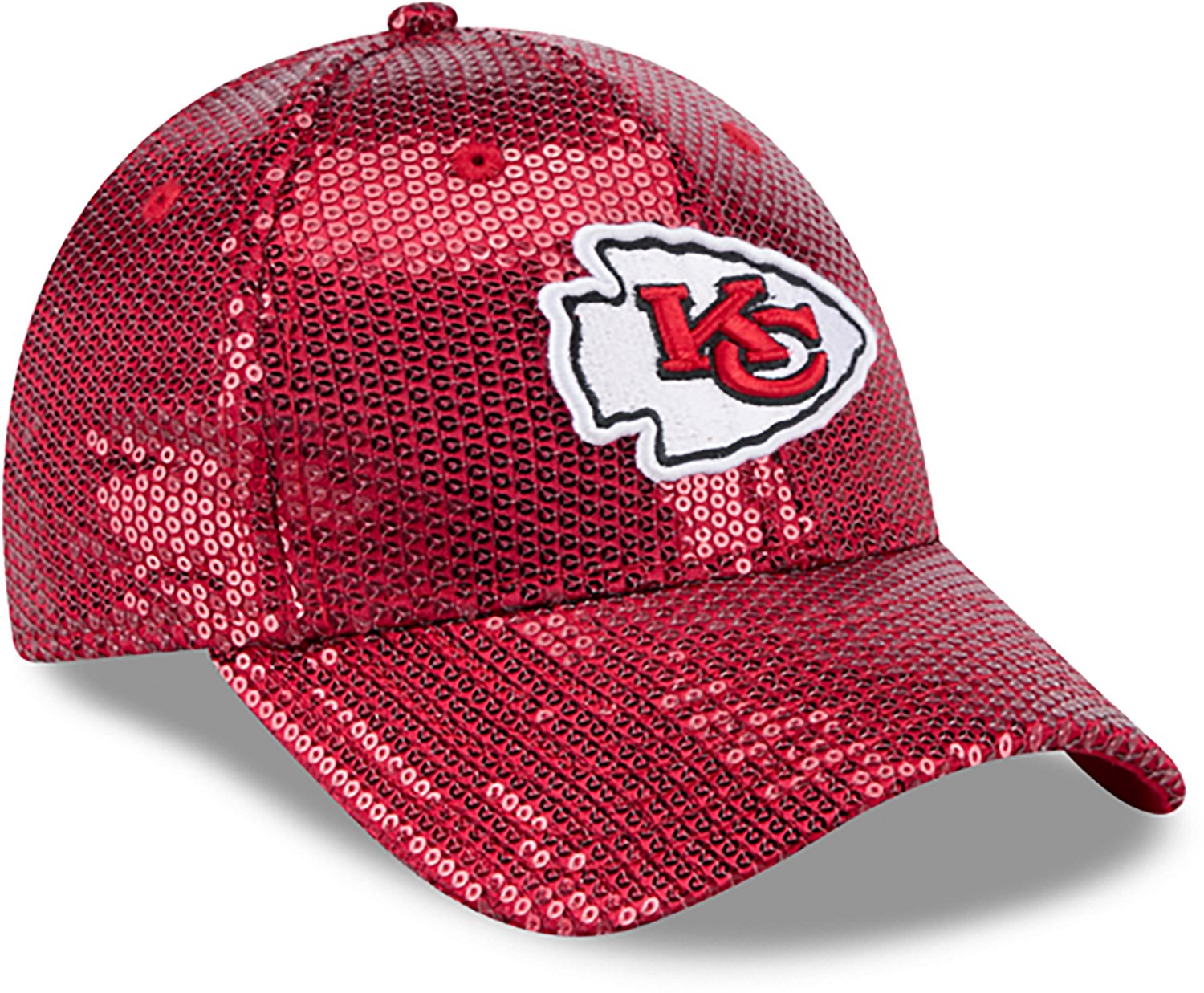New Era Women's Kansas City Chiefs Sequin OTC 9FORTY Cap  - view number 3