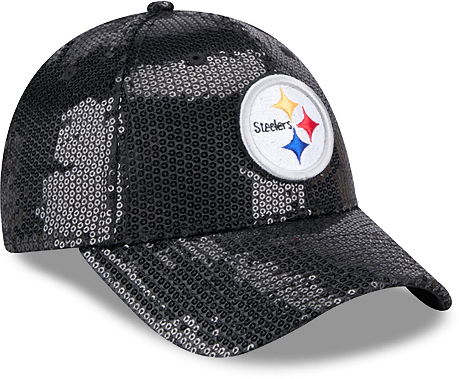 New Era Women’s Pittsburgh Steelers Sequin OTC 9FORTY Cap  - view number 3