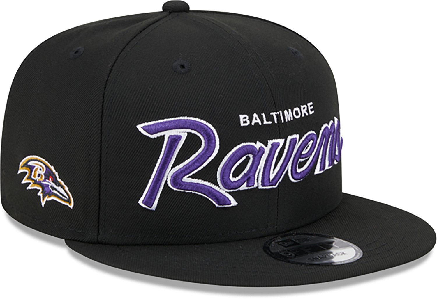 New Era Men's Ravens Script OTC 9FIFTY Cap - view number 3