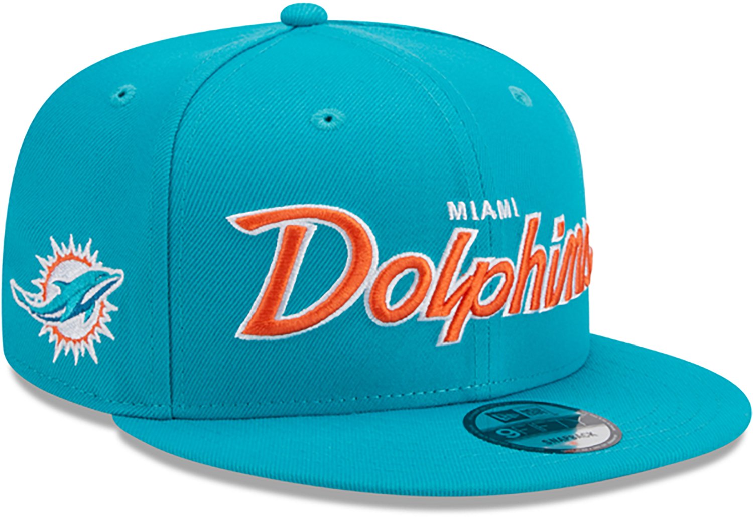New Era Men's Dolphins Script OTC 9FIFTY Cap - view number 3