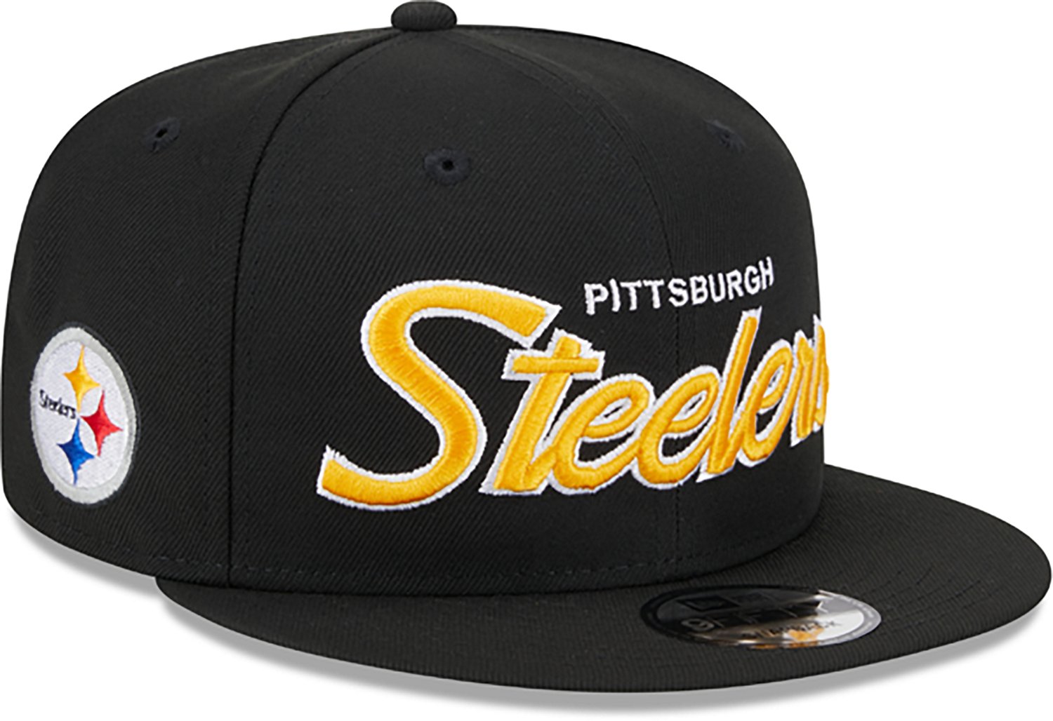 New Era Men's Steelers Script OTC 9FIFTY Cap - view number 3
