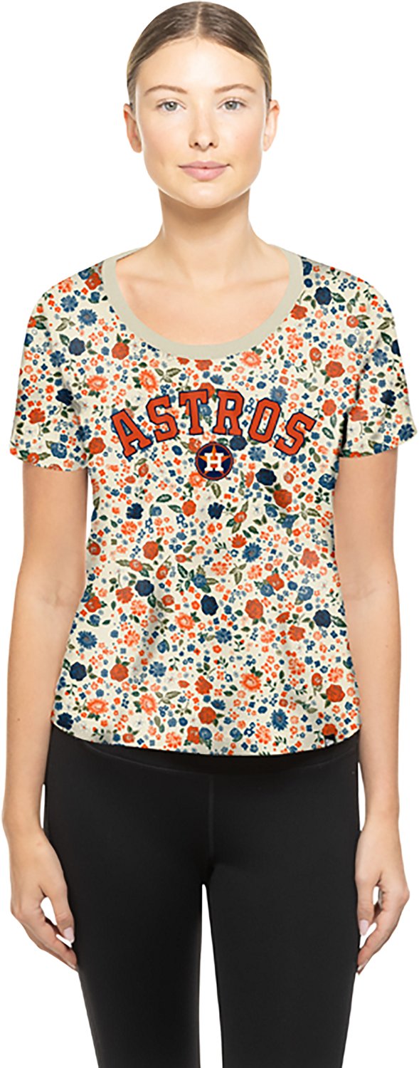 売れ筋商品|||ファナティクス Tシャツ トップス レディース Women's Cream Houston Astros Floral Preppy Cropped Long Sleeve T-Shirt Cream Women's Boston Red Sox Fanatics Cream Floral Preppy Cropped
