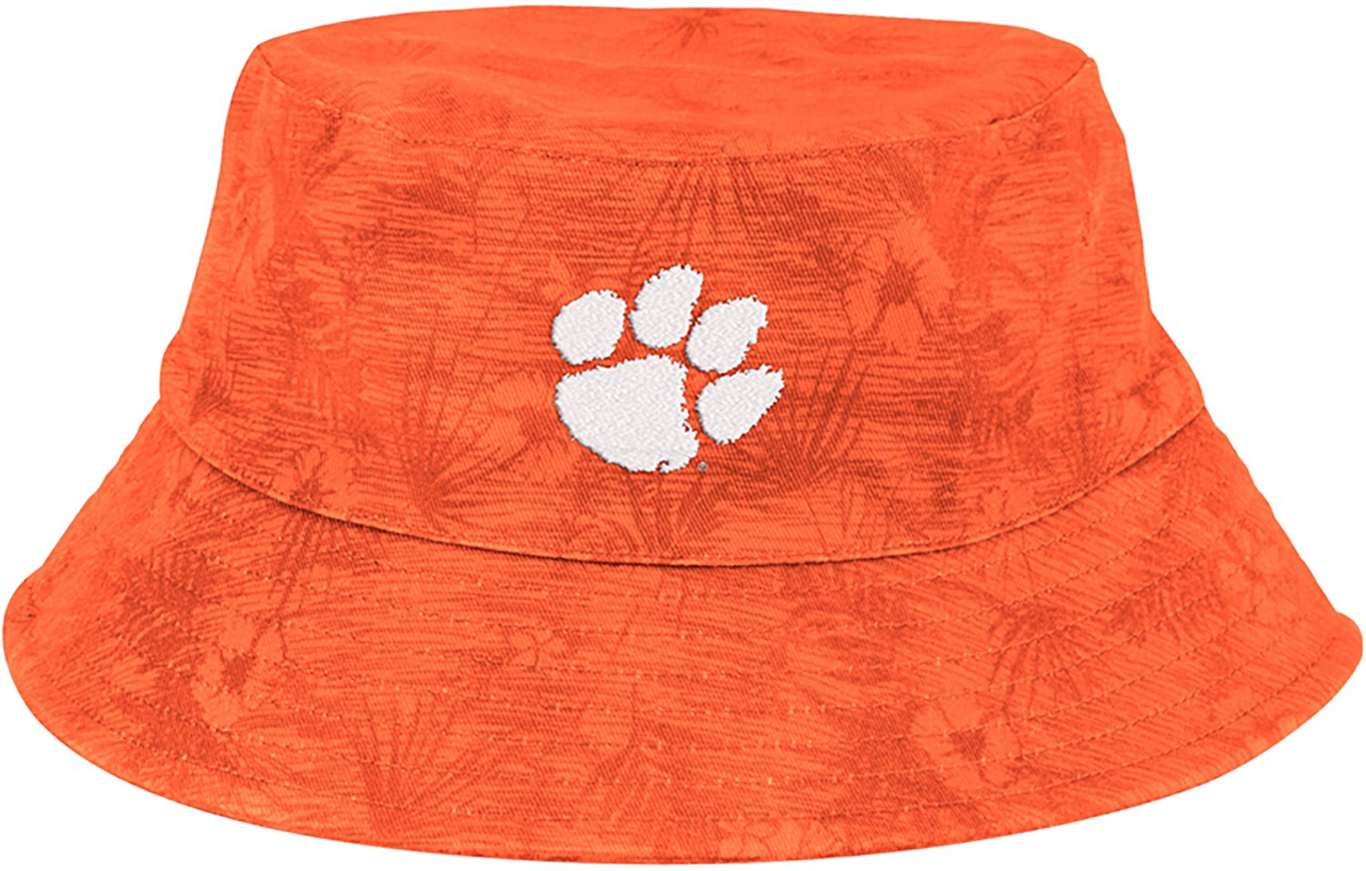 Colosseum Athletics Men's Clemson University Tigers Groves Cabana Bucket Hat - view number 2