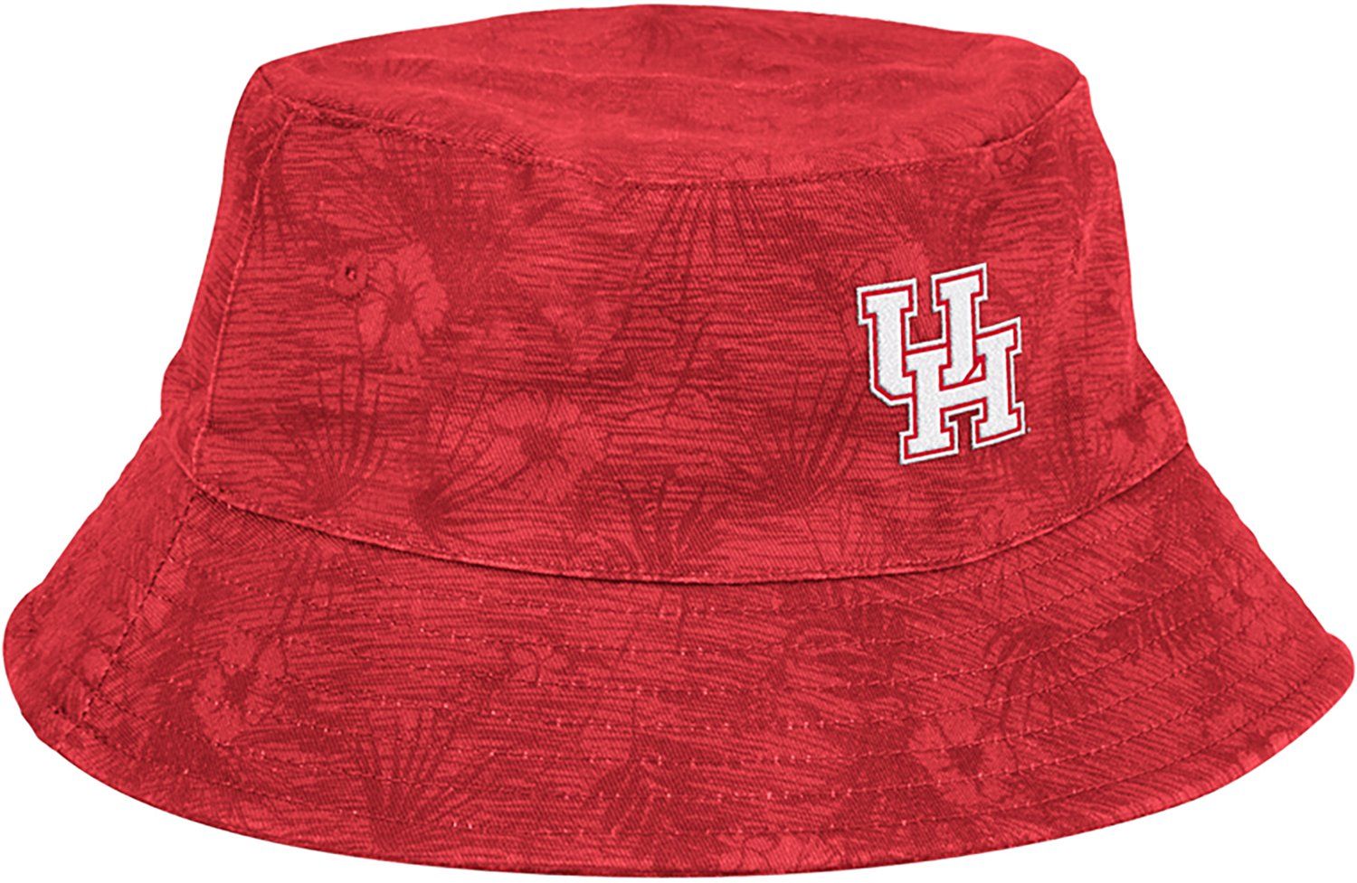 Colosseum Athletics Men's University of Houston Cougars Groves Cabana Bucket Hat - view number 3