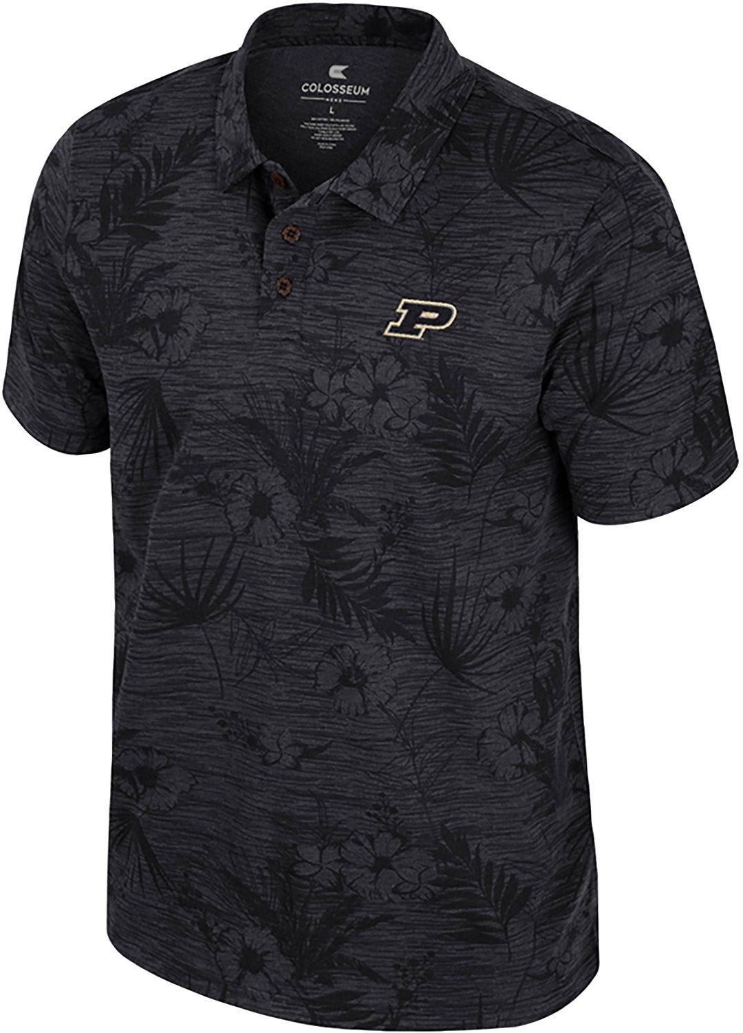 Colosseum Athletics Men's Purdue Groves Printed Polo Shirt