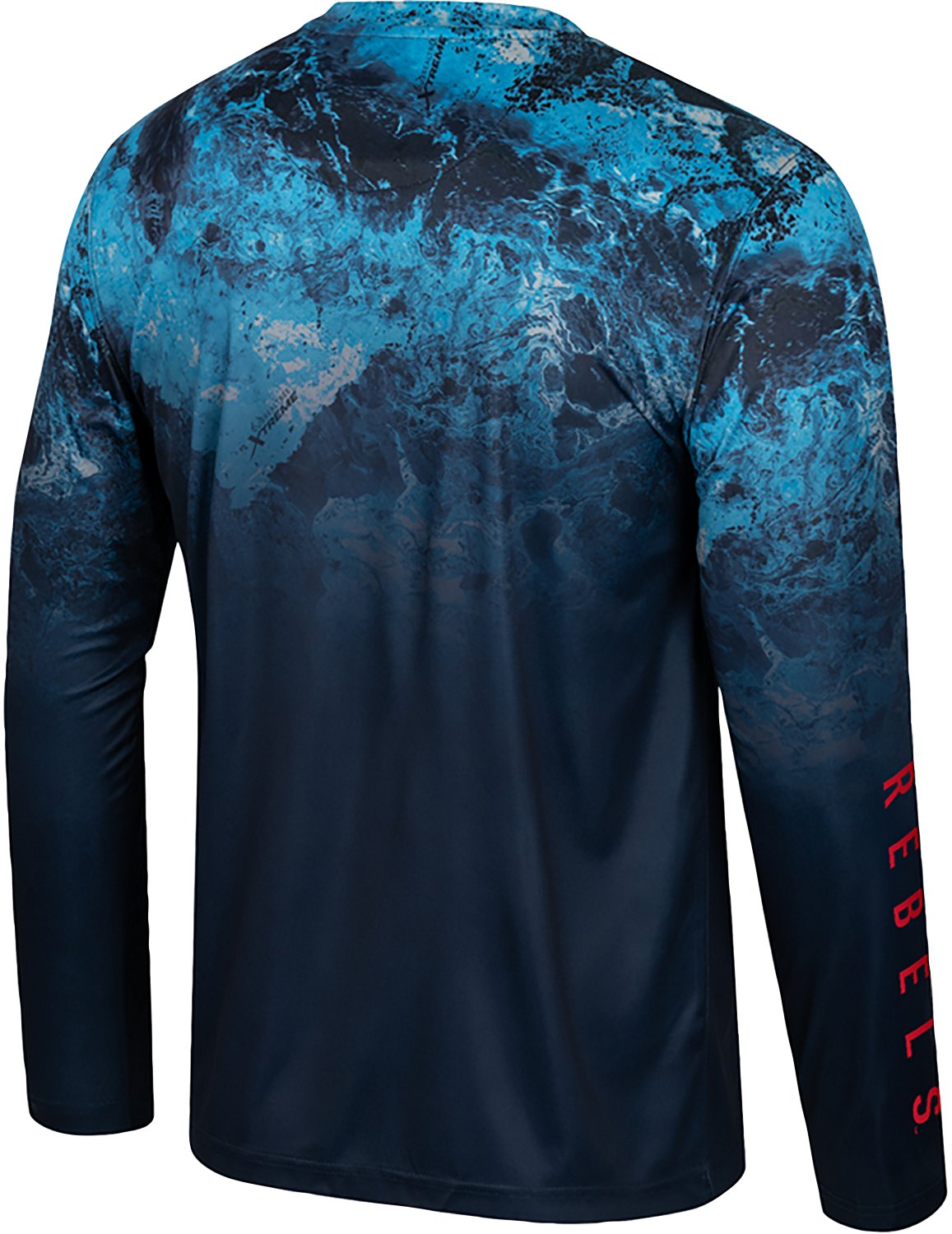 Colosseum Athletics Men's Ole Miss Realtree Panama Performance Long Sleeve T-shirt - view number 2