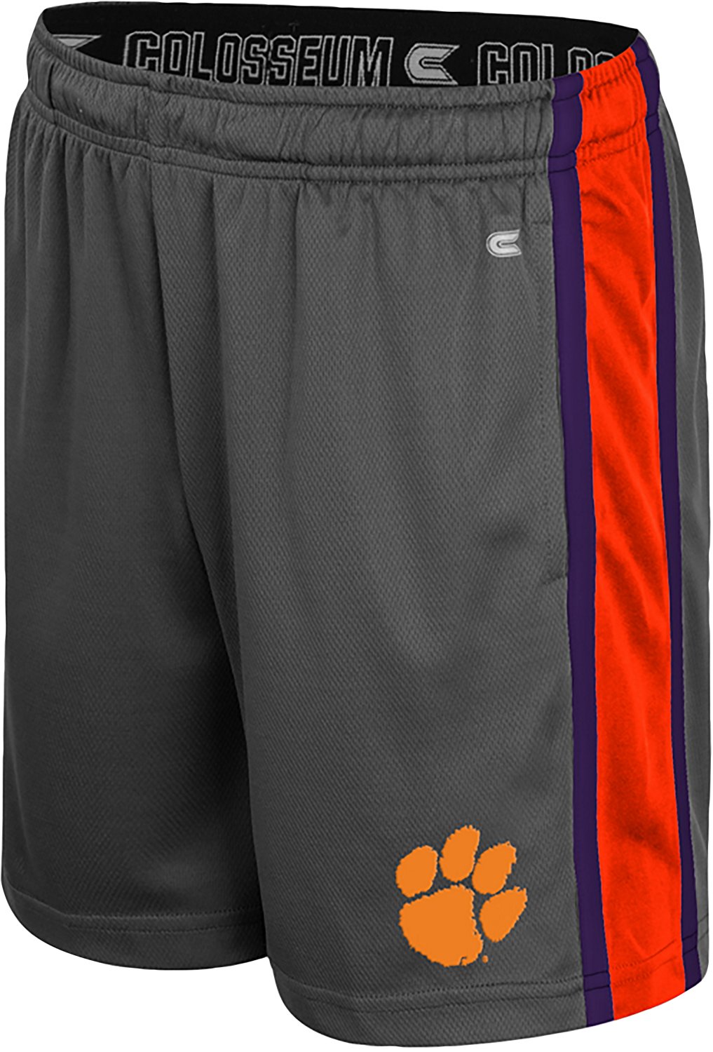 Colosseum Athletics Youth Clemson Ripple Shorts