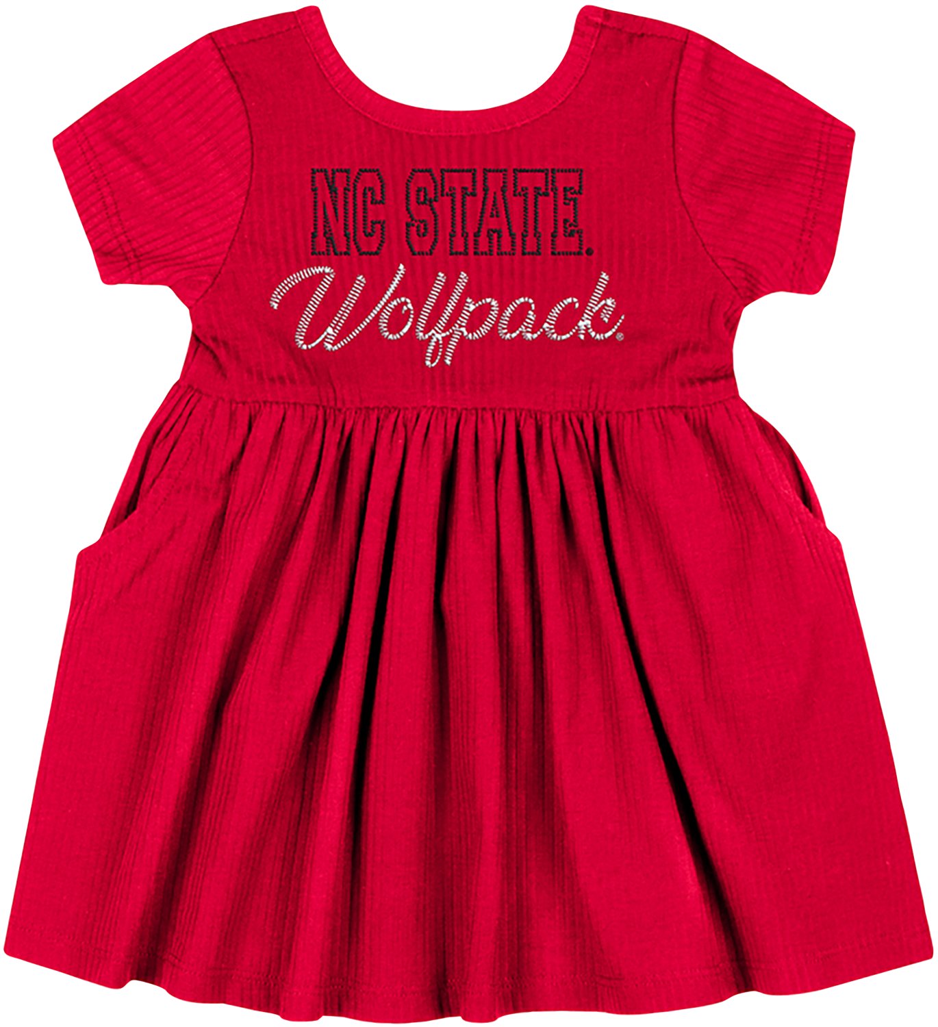 Colosseum Athletics Infants' NC State Flarietta Short Sleeve Dress