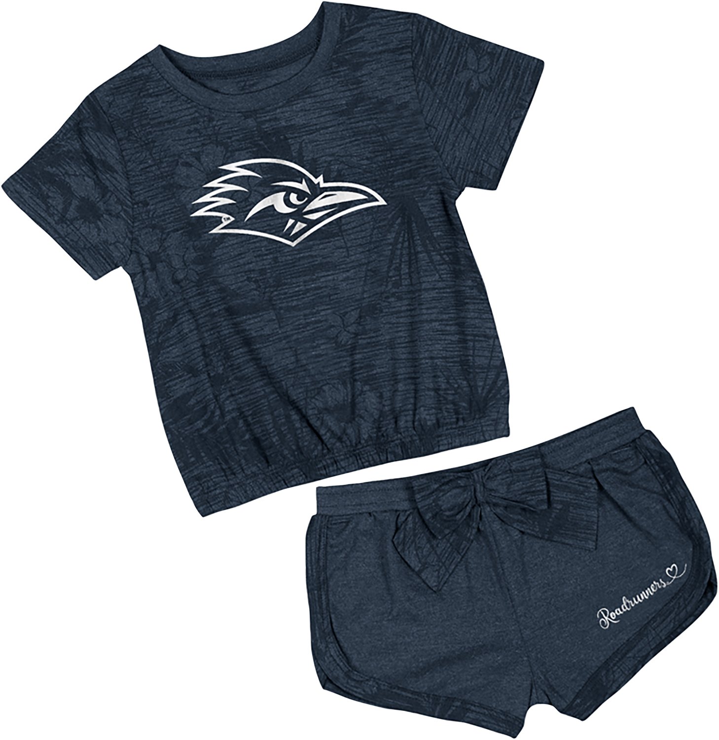 Colosseum Toddlers' UTSA Fern T-shirt and Bow Short Set
