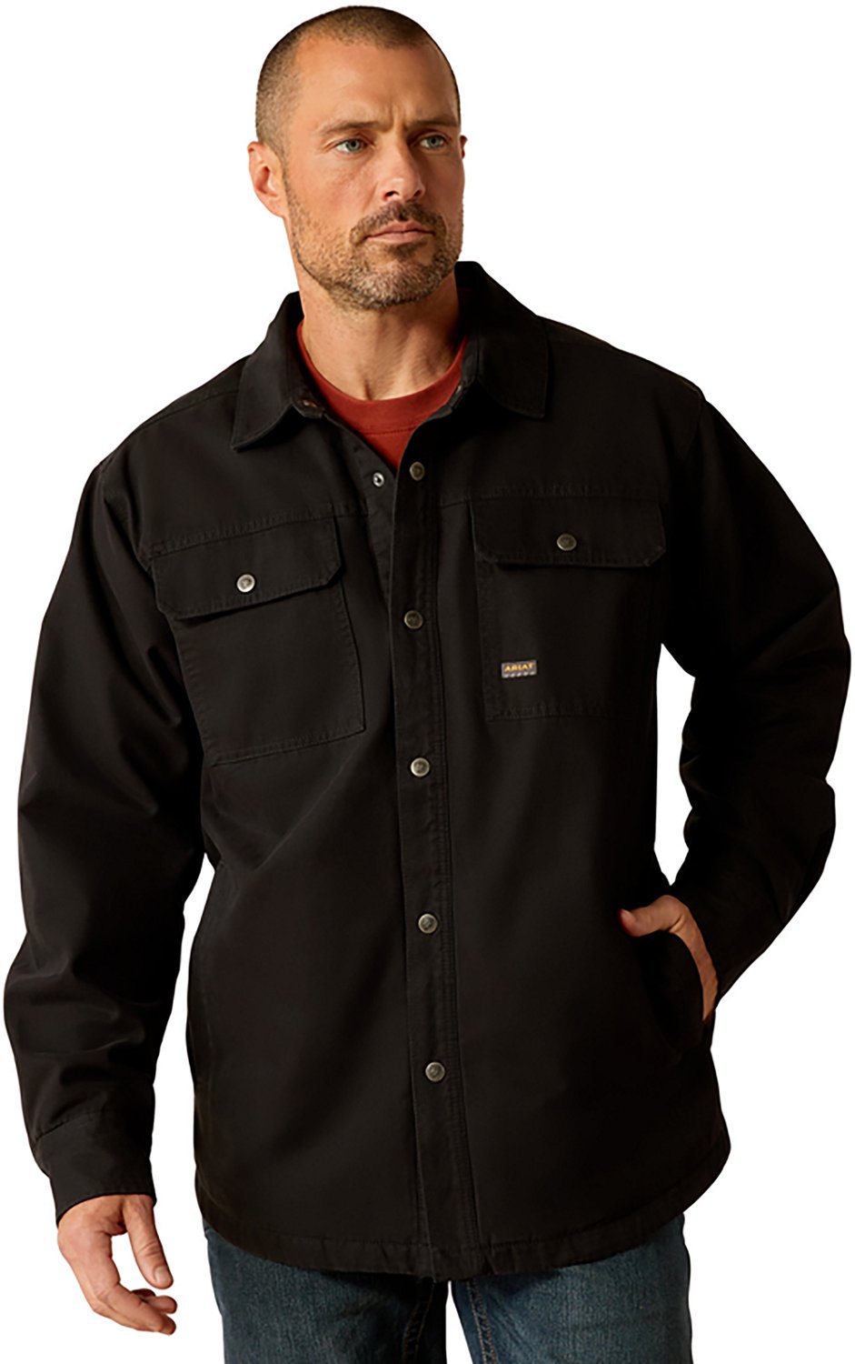 Ariat Men's Rebar Canvas Shirt Jacket - view number 1