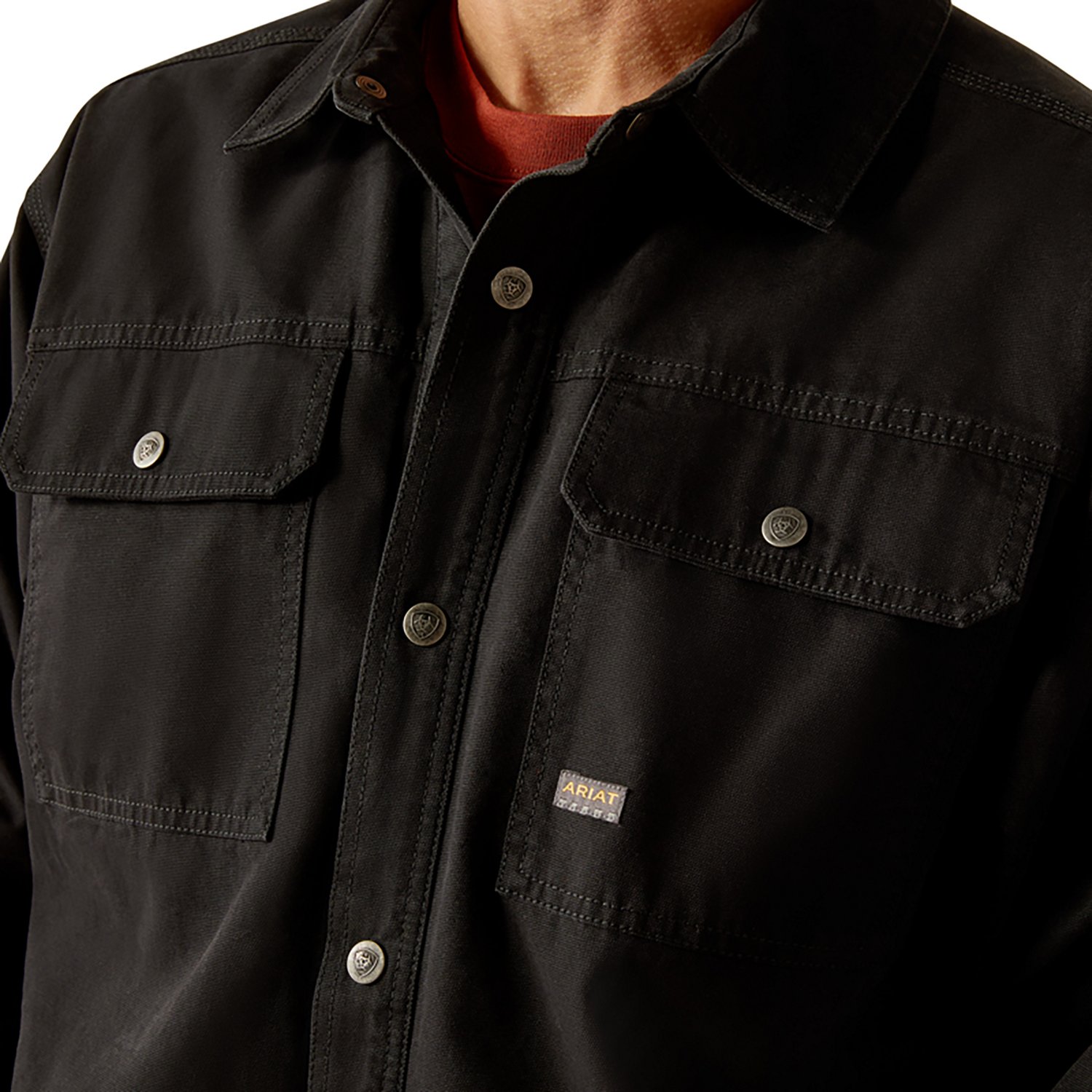 Ariat Men's Rebar Canvas Shirt Jacket - view number 3