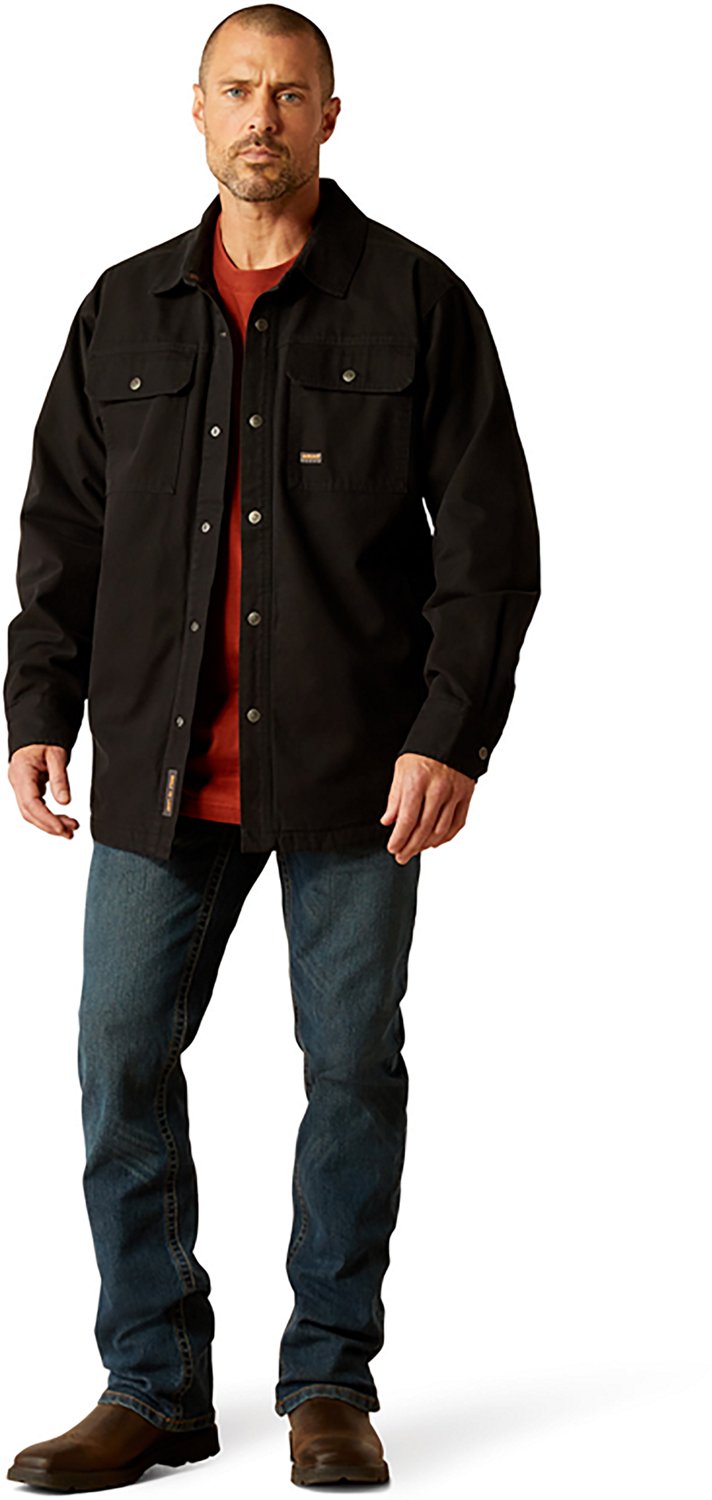 Ariat Men's Rebar Canvas Shirt Jacket - view number 5