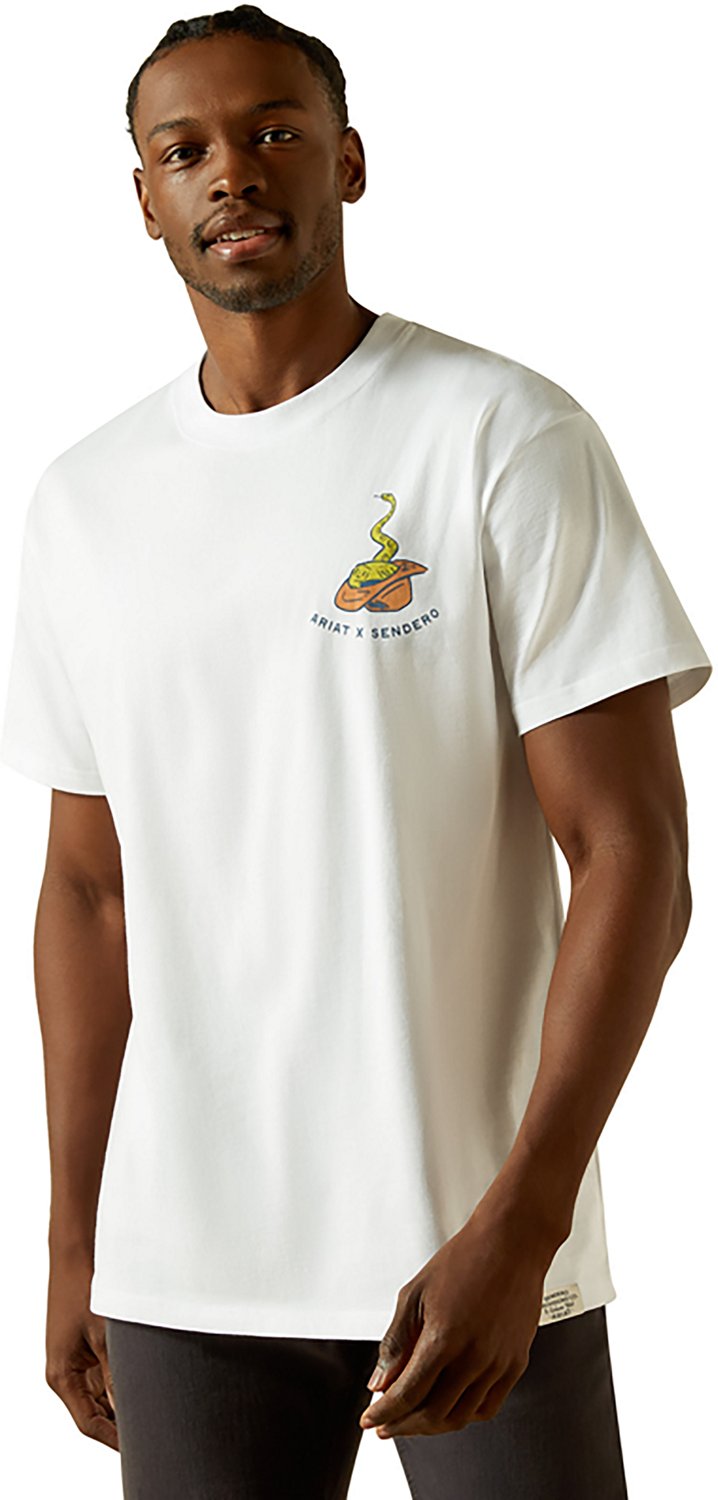 Ariat Men's Sendero Fool Me Once Short Sleeve Crew Graphic T-shirt - view number 2