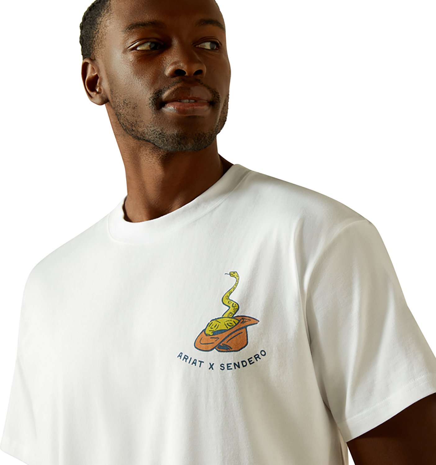 Ariat Men's Sendero Fool Me Once Short Sleeve Crew Graphic T-shirt - view number 4