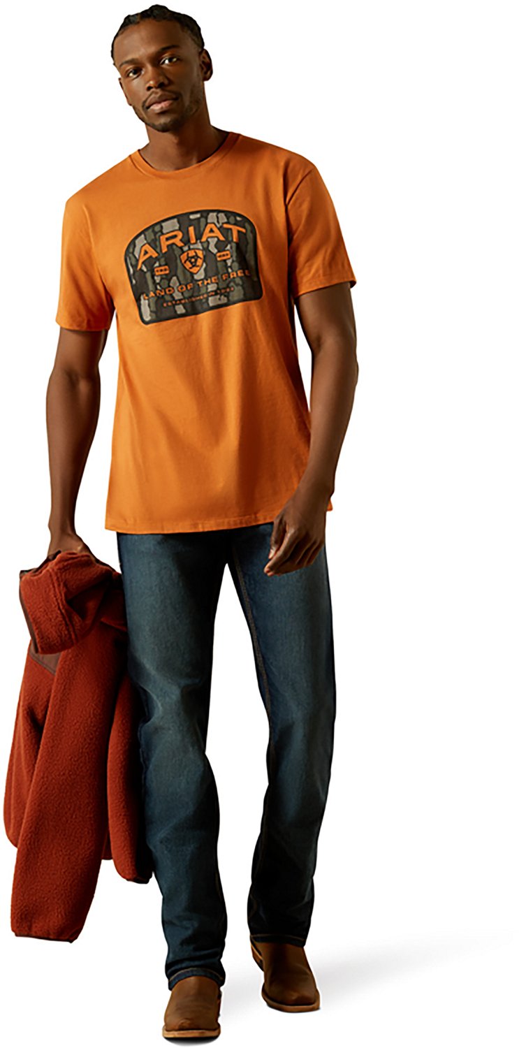 Ariat Men's Underlands Camo Badge Short Sleeve Crew Graphic T-shirt - view number 4