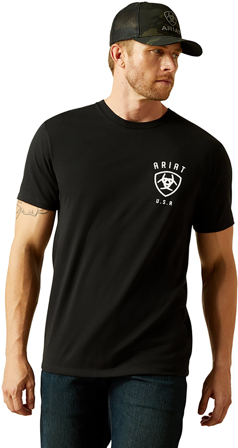 Ariat Men's Faded Bull Short Sleeve Crew Graphic T-shirt