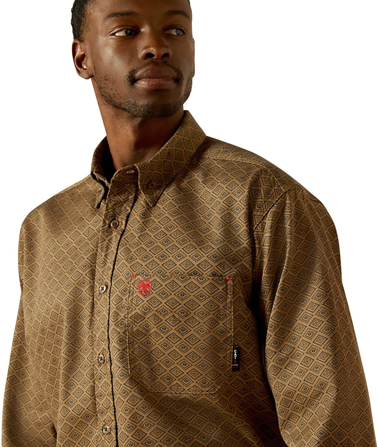 Ariat Men's Deniro Flame-resistant Long Sleeve Button Down Work Shirt - view number 3