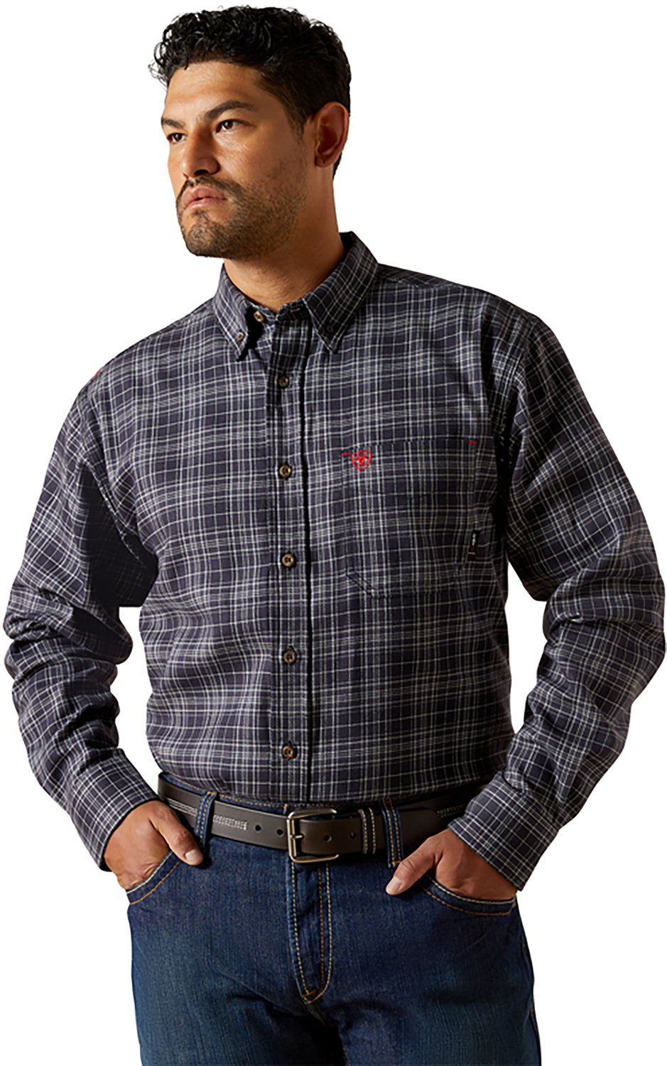 Ariat Men's Brando Flame-resistant Long Sleeve Button Down Work Shirt