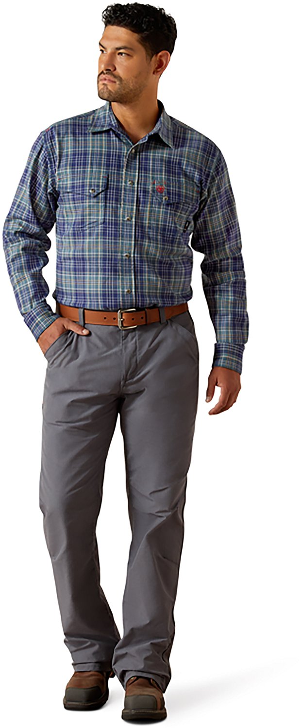 Ariat Men's Orson Snap Flame-resistant Long Sleeve Button Down Work Shirt - view number 4