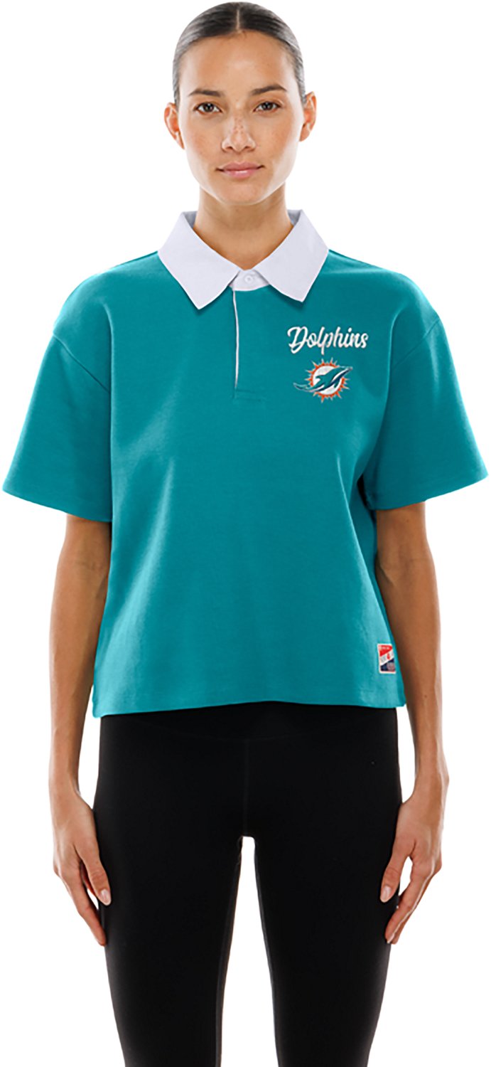 New Era Women's Dolphins Boxy Polo Shirt - view number 2