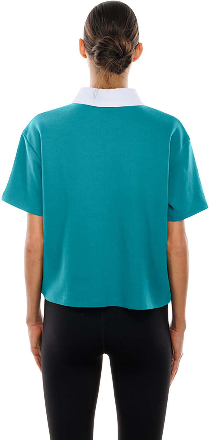 New Era Women's Dolphins Boxy Polo Shirt - view number 4