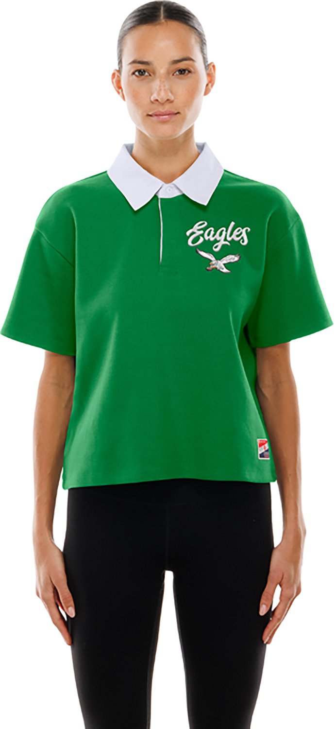 New Era Women's Eagles Boxy Polo Shirt - view number 2