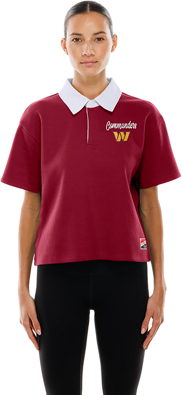 New Era Women's Commanders Boxy Polo Shirt - view number 2