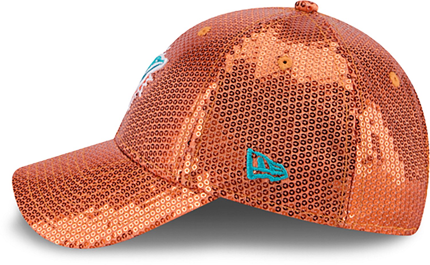 New Era Women's Dolphins Sequin OTC 9Forty Cap - view number 4