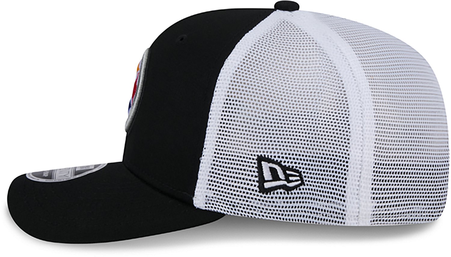 New Era Adults' Pittsburgh Steelers 9Seventy Logo Patch OTC Trucker Cap - view number 4