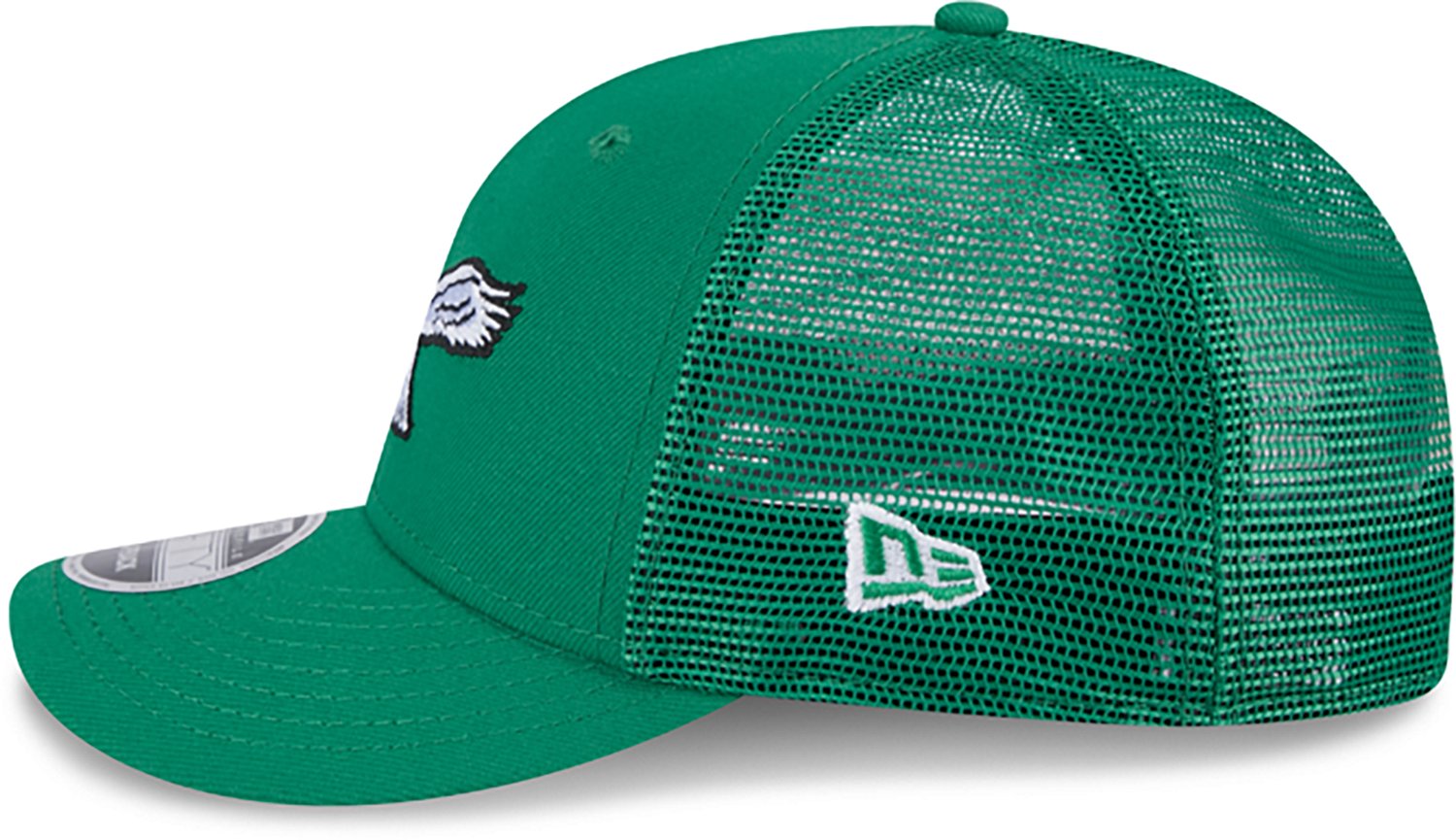 New Era Adults' Philadelphia Eagles Logo Low Profile OTC Trucker Cap - view number 4